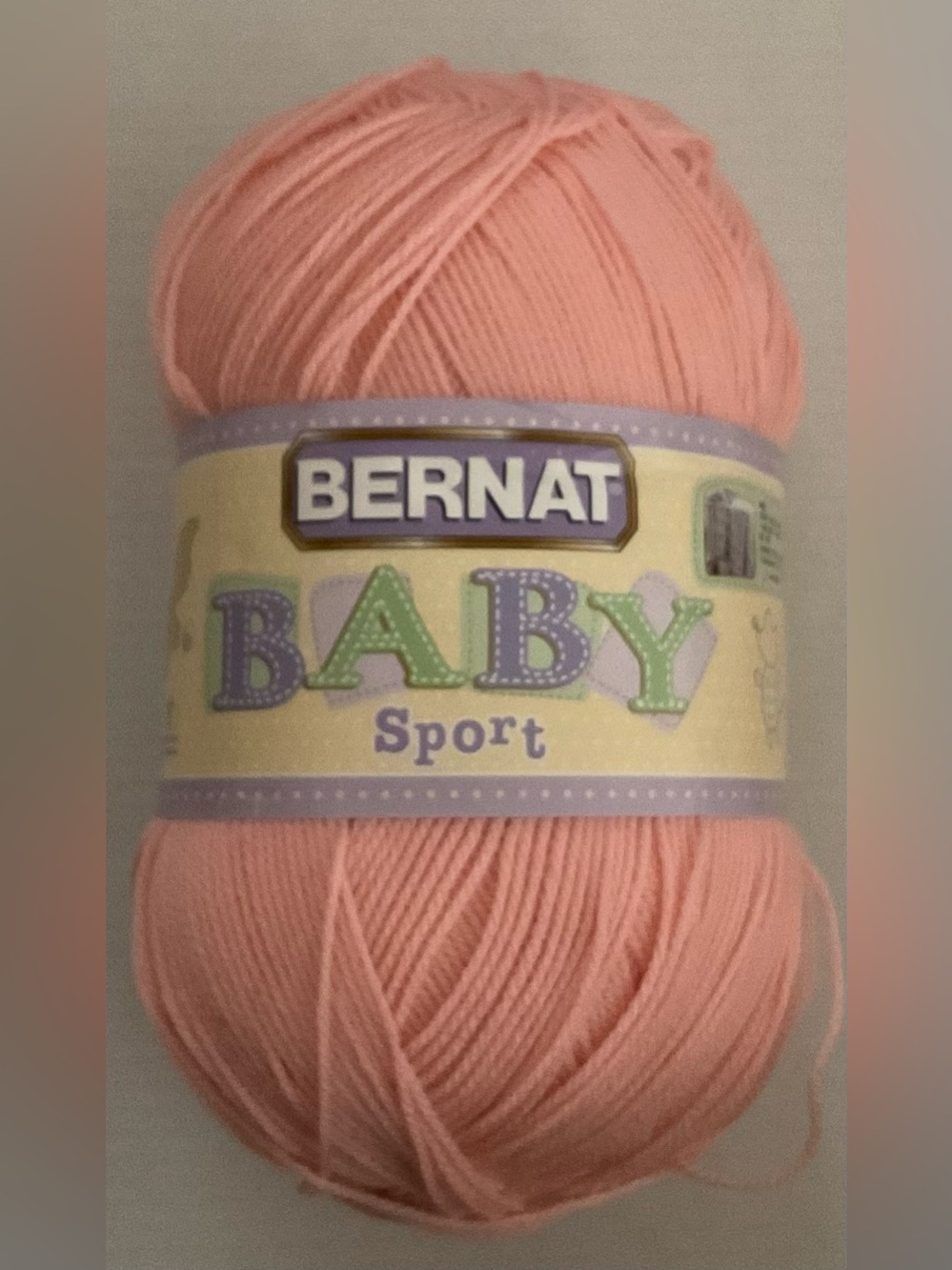 Bernat Baby Sport Yarn –  Pink Soft Acrylic 12.3 oz NEW
